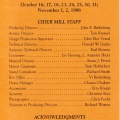 Arsenic and Old Lace - staff